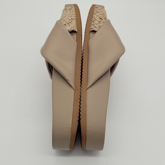 NWOB Susina Women’s Jasmin Wrapped Slides Slip Ons Sandals Tan Snake Print Sz 7 - Picture 5 of 10